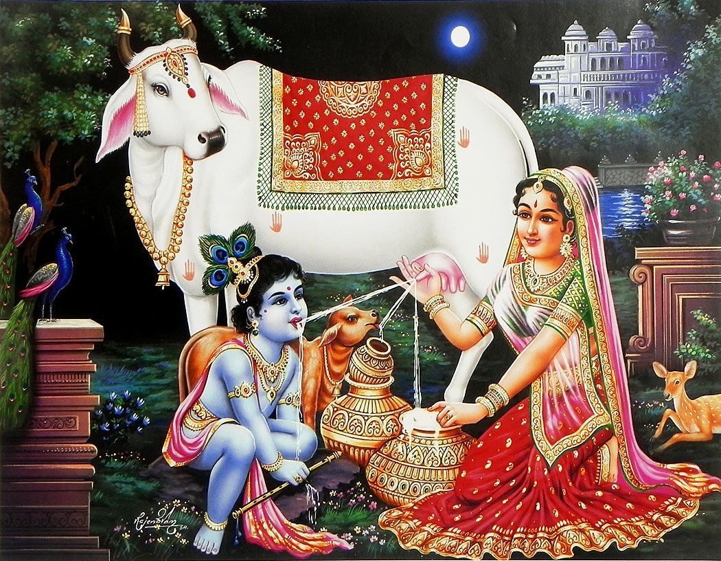 1050x820 Yashoda Feeding Milk to Krishna. Krishna, Baby krishna, Krishna picture, Desktop