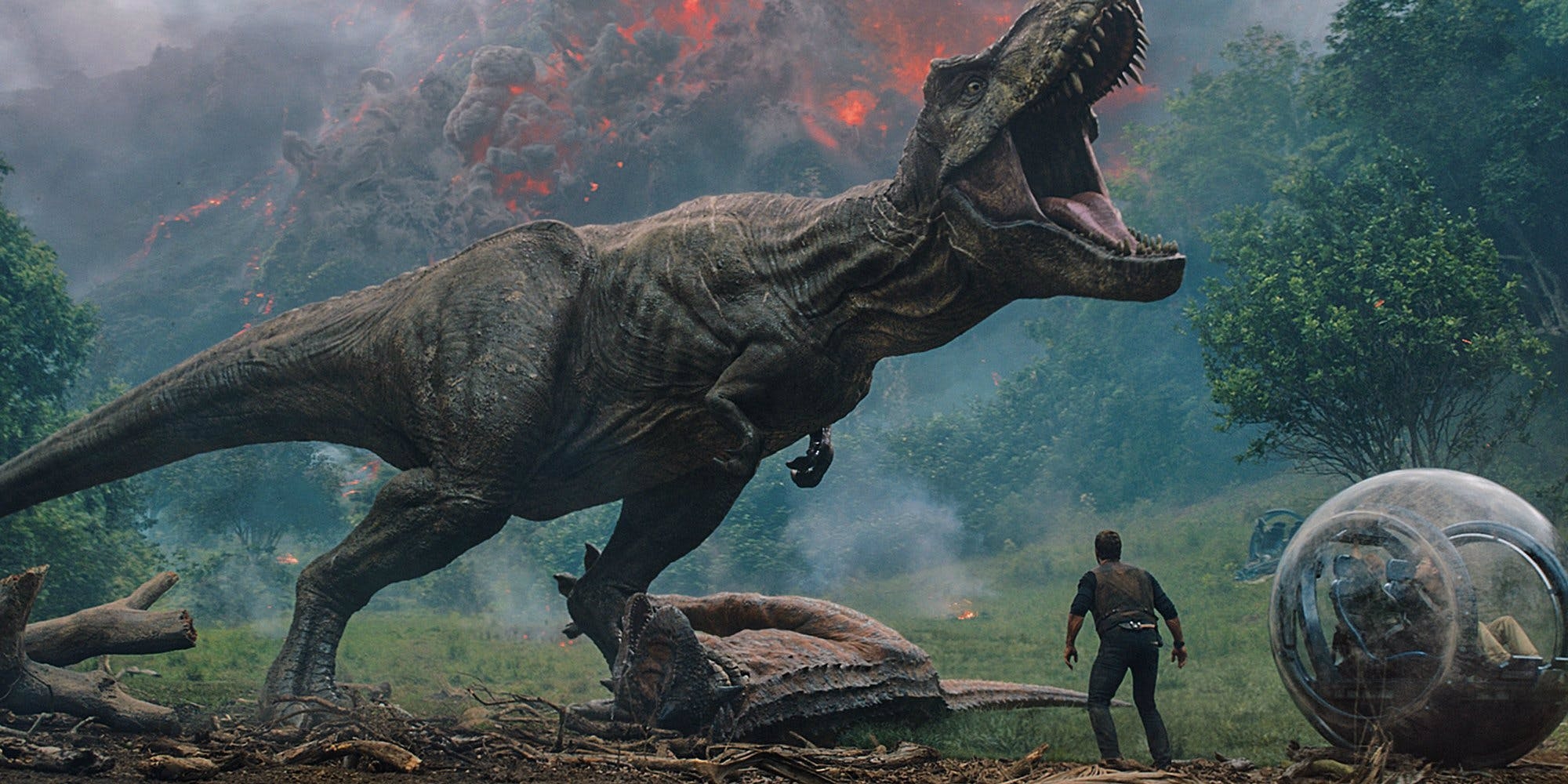 2000x1000 Jurassic World: Fallen Kingdom HD Desktop Wallpaperwallpaper.net, Dual Screen