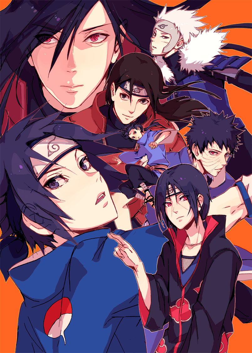 810x1130 Naruto Itachi Hashirama Sasuke Madara Obito Kakashi, Phone