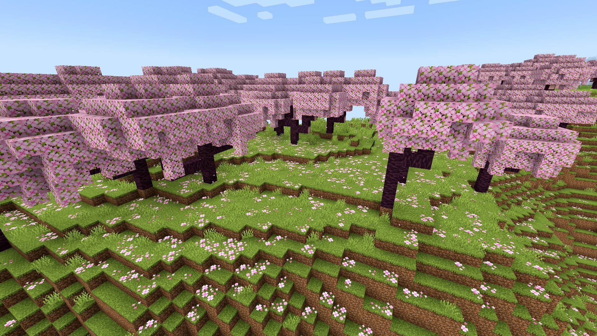 1920x1080 Minecraft cherry blossom tree, Desktop