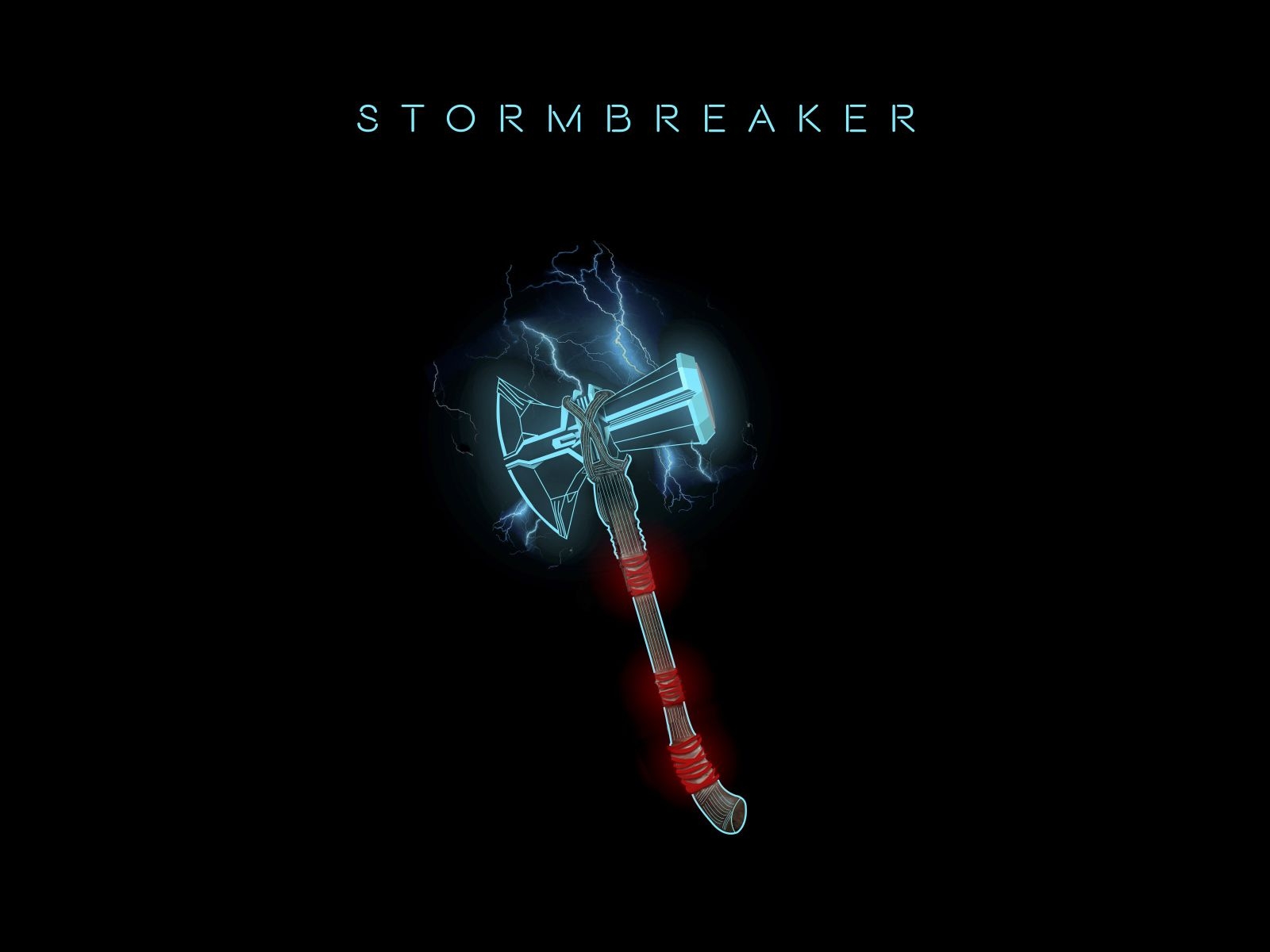 1600x1200 Thor ax on a black background Desktop wallpaper, Desktop