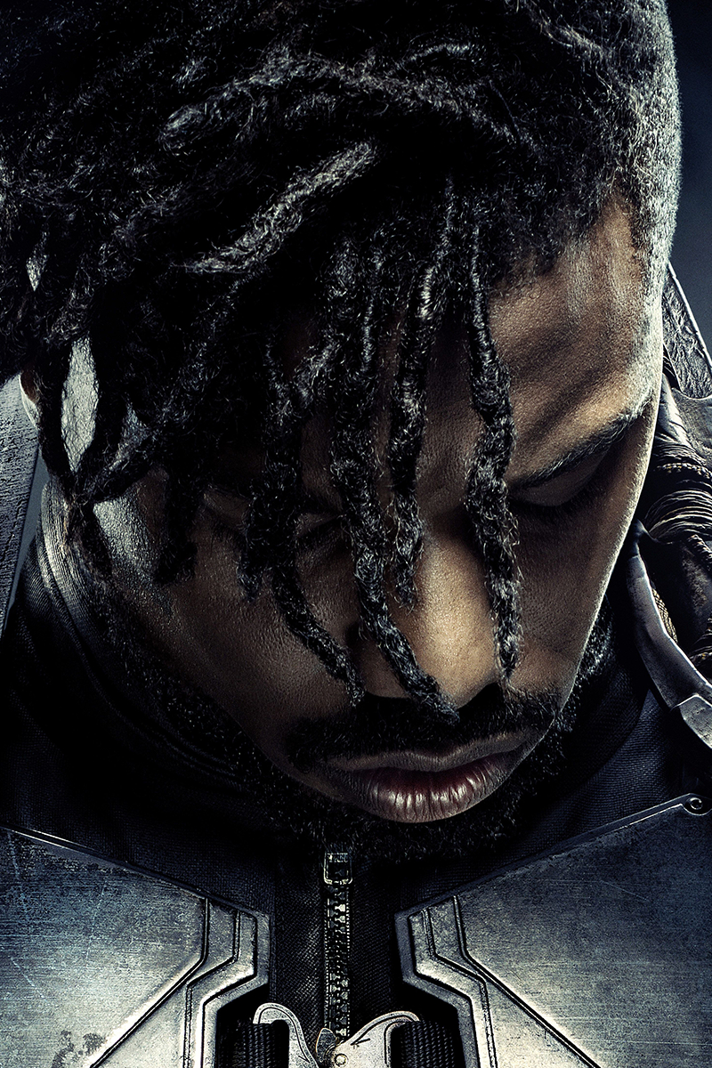 800x1200 Erik Killmonger, Black Panther, Phone Wallpaper, marvel. Black wallpaper, Movie black, Black panther, Phone