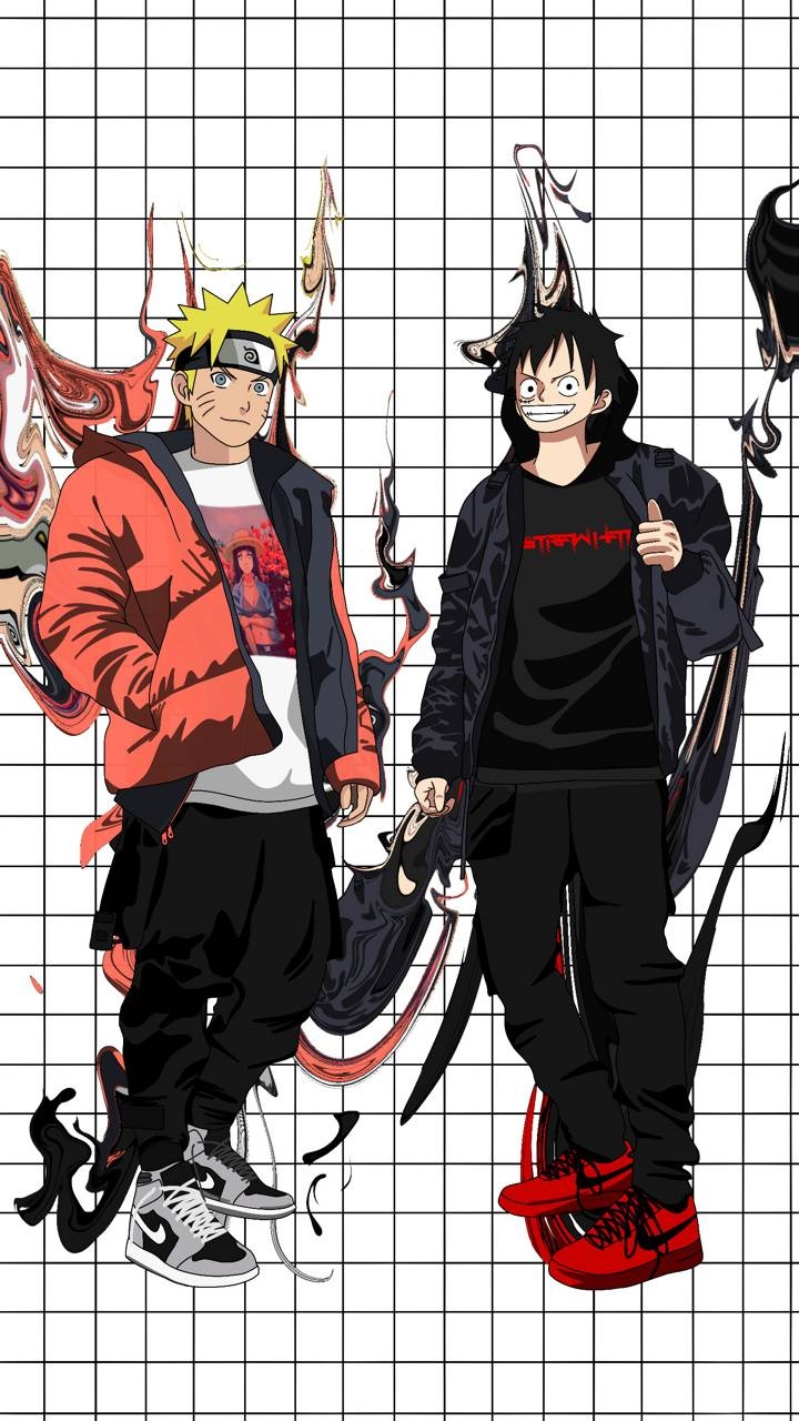 720x1280 Naruto x Luffy wallpaper by cchigod.zedge.net, Phone