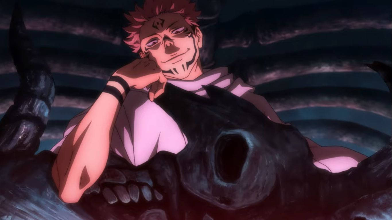 1370x770 Download Sukuna, the Cursed King of Jujutsu Kaisen Wallpaper, Desktop