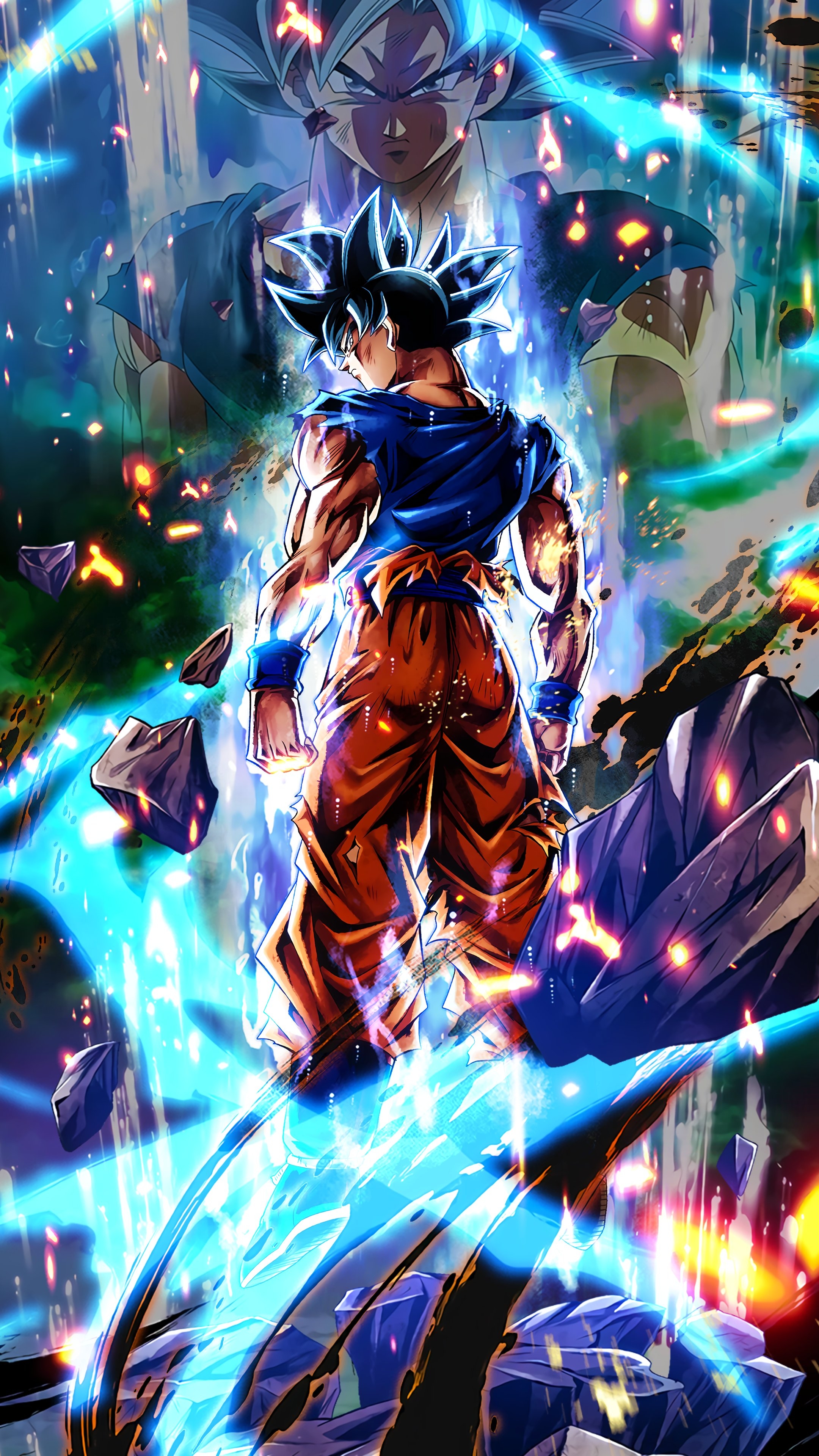 2160x3840 John Ultra Instinct -Sign- Goku Character Art (2 Versions) + 4K PC Wallpaper + 4K Phone Wallpaper! #DBLegends #DragonBallLegends, Phone