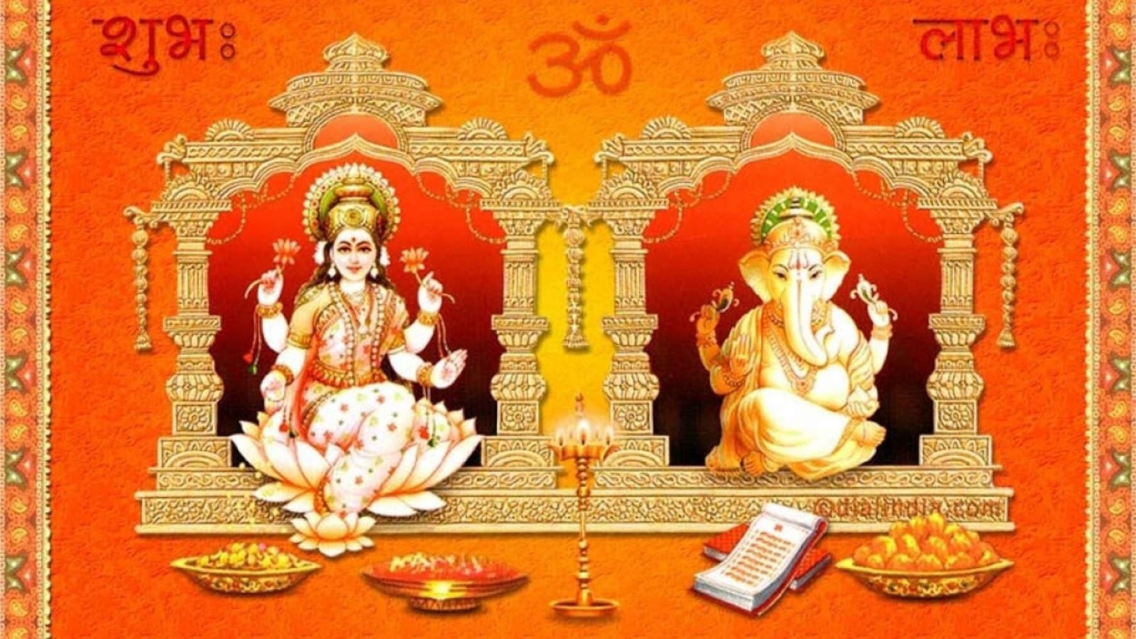 1600x900 Best Laxmi Ganesh [ Lakshmi Ganesha ] Wallpaper, Desktop