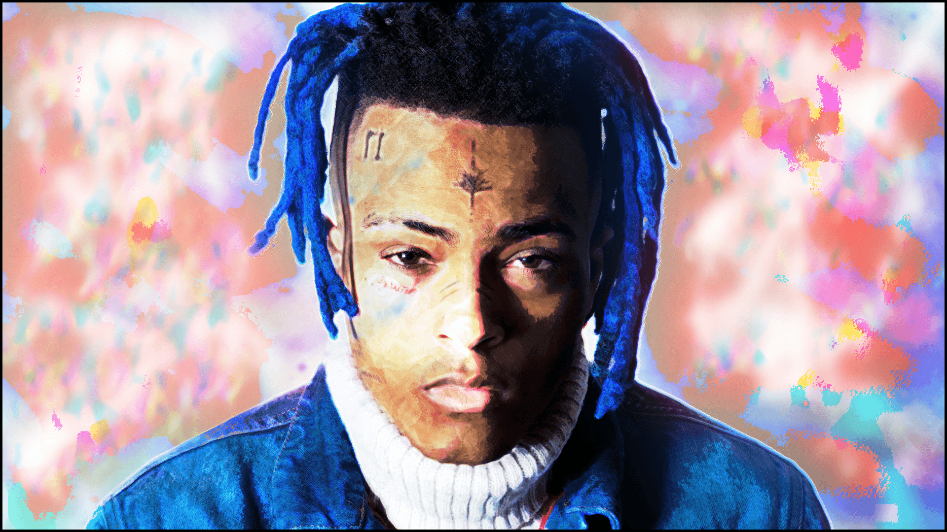 1920x1080 XXXTENTACION, #men, #face, #musician, #Rapper, #music, #bright, Desktop