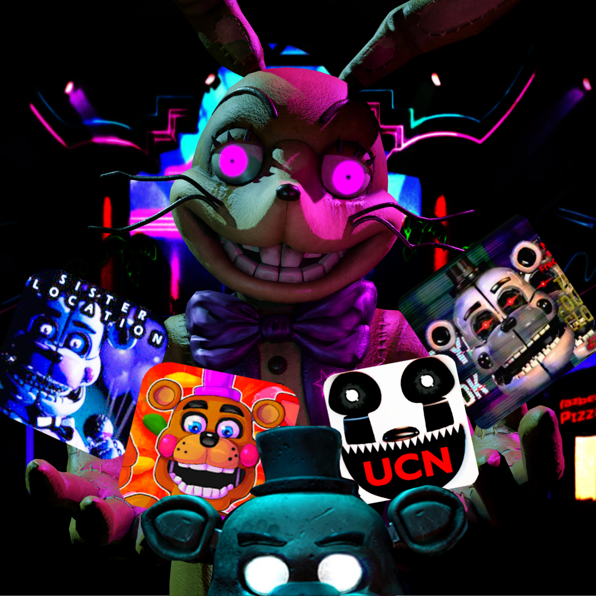 2050x2050 Five Nights at Freddy's horror and Freddy Fazbear's Pizzeria, Phone