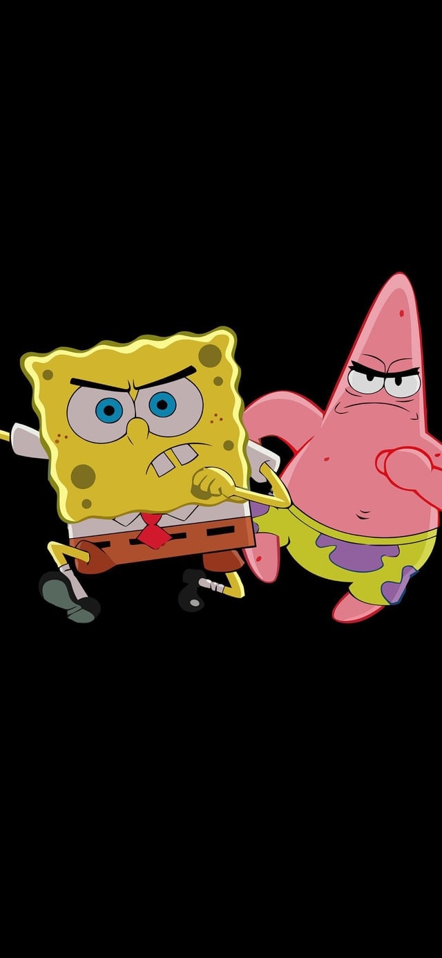 640x1390 Spongebob Wallpaper, Phone