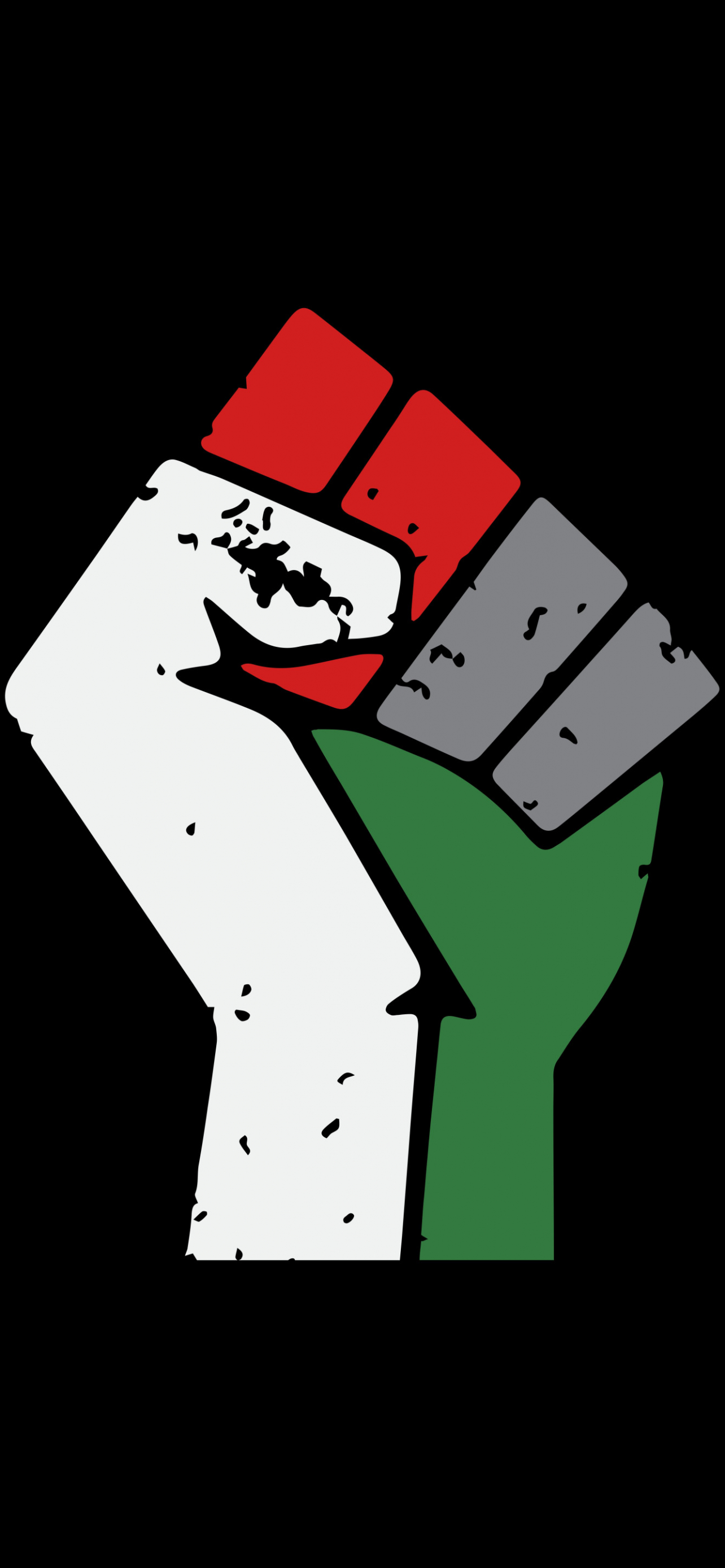 1290x2780 Free Palestine Fist 5K Wallpaper, Phone