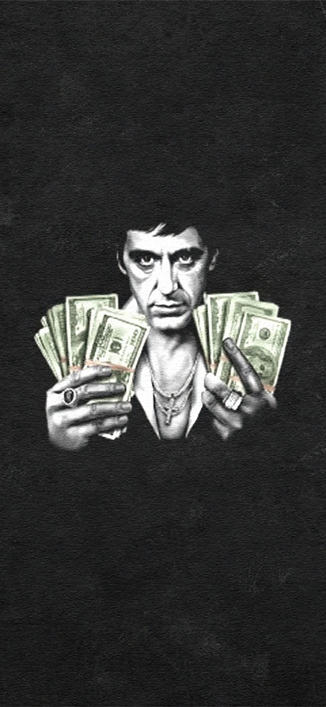 1130x2440 al pacino scarface 4k iPhone X, Phone