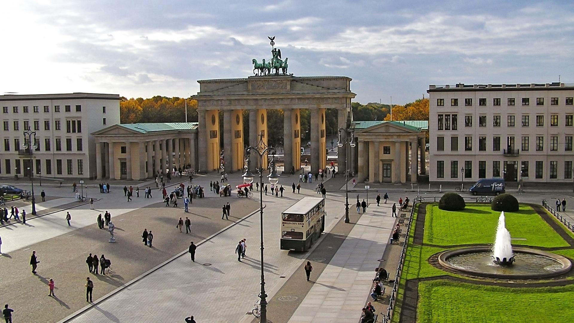 1920x1080 Germany berlin cities brandenburg gate wallpaper, Desktop