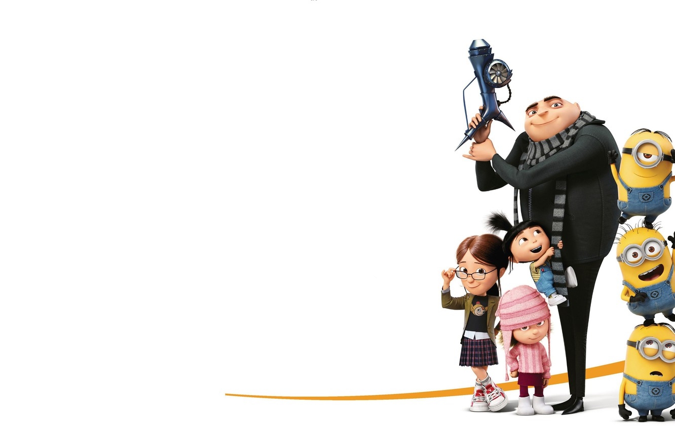 1340x850 Wallpaper Animated Film, Despicable Me, Bald, Gru, Minion, Minions, Animated Movie, Despicable Me Despicable Me For Desktop, Section фильмы, Desktop