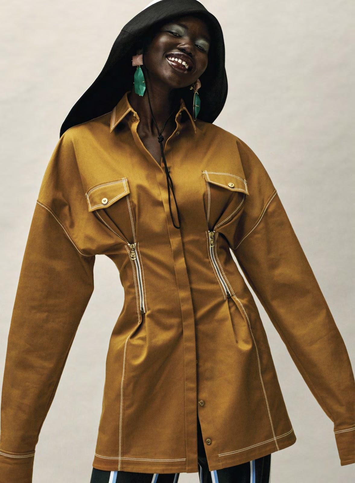 1180x1600 Adut Akech in Vogue USA January 2019, Phone