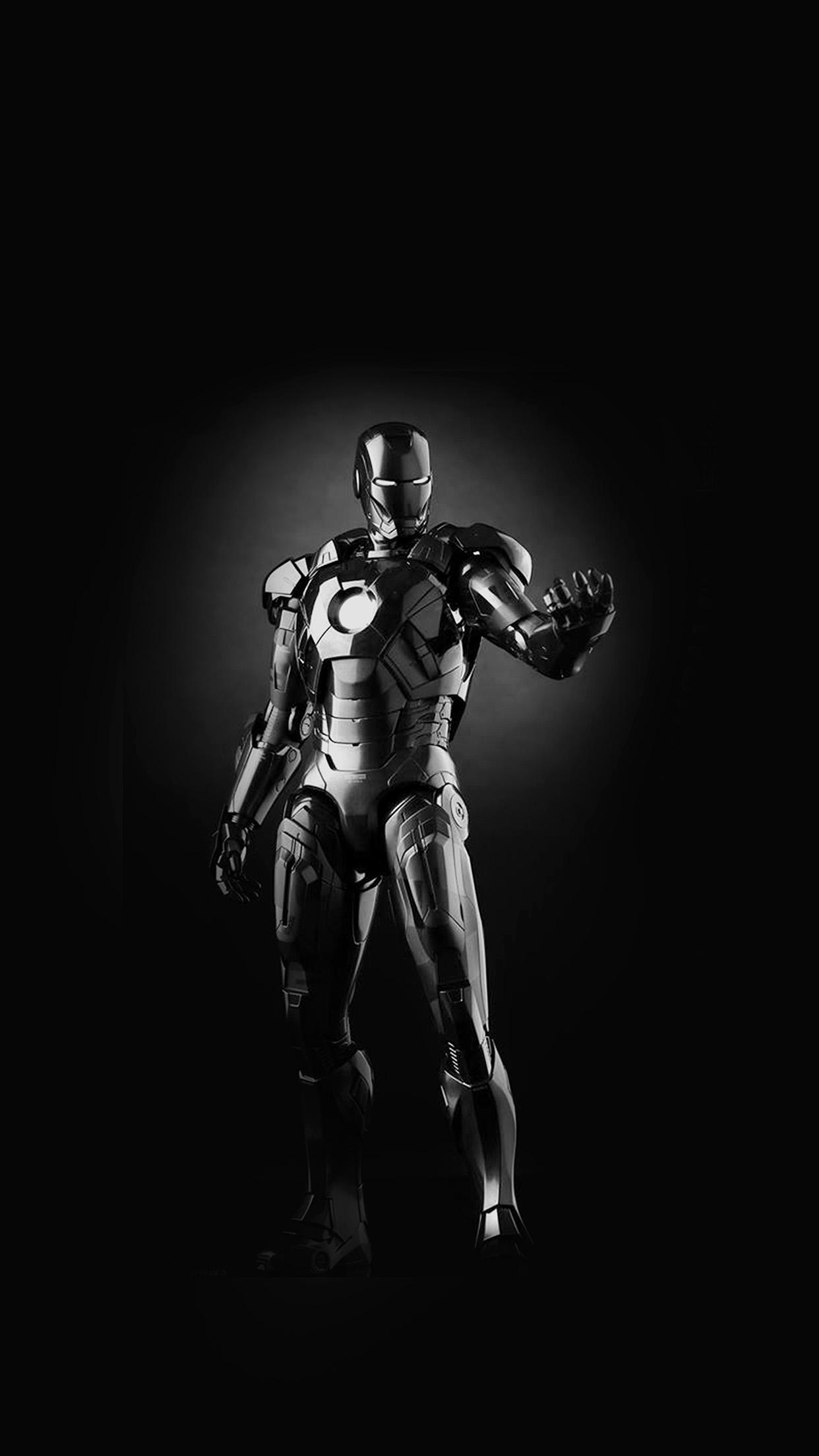 1250x2210 Cool Picture of Iron Man Photo with Dark Background, Phone