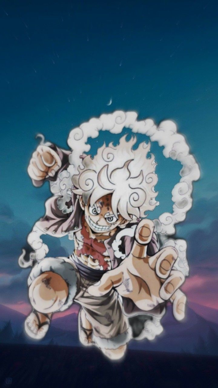 720x1280 Luffy Gear 5. Wallpaper kartun, Seni konsep, Seni, Phone