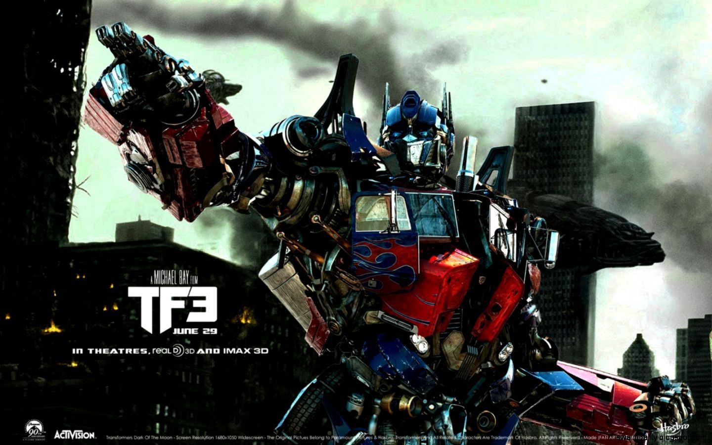 1440x900 New Optimus Prime Transformers 3 Wallpaper, Desktop