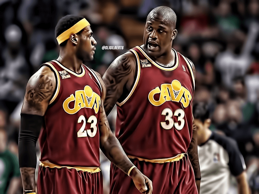 1030x770 LeBron James and Shaquille O'Neal Cleveland, Desktop