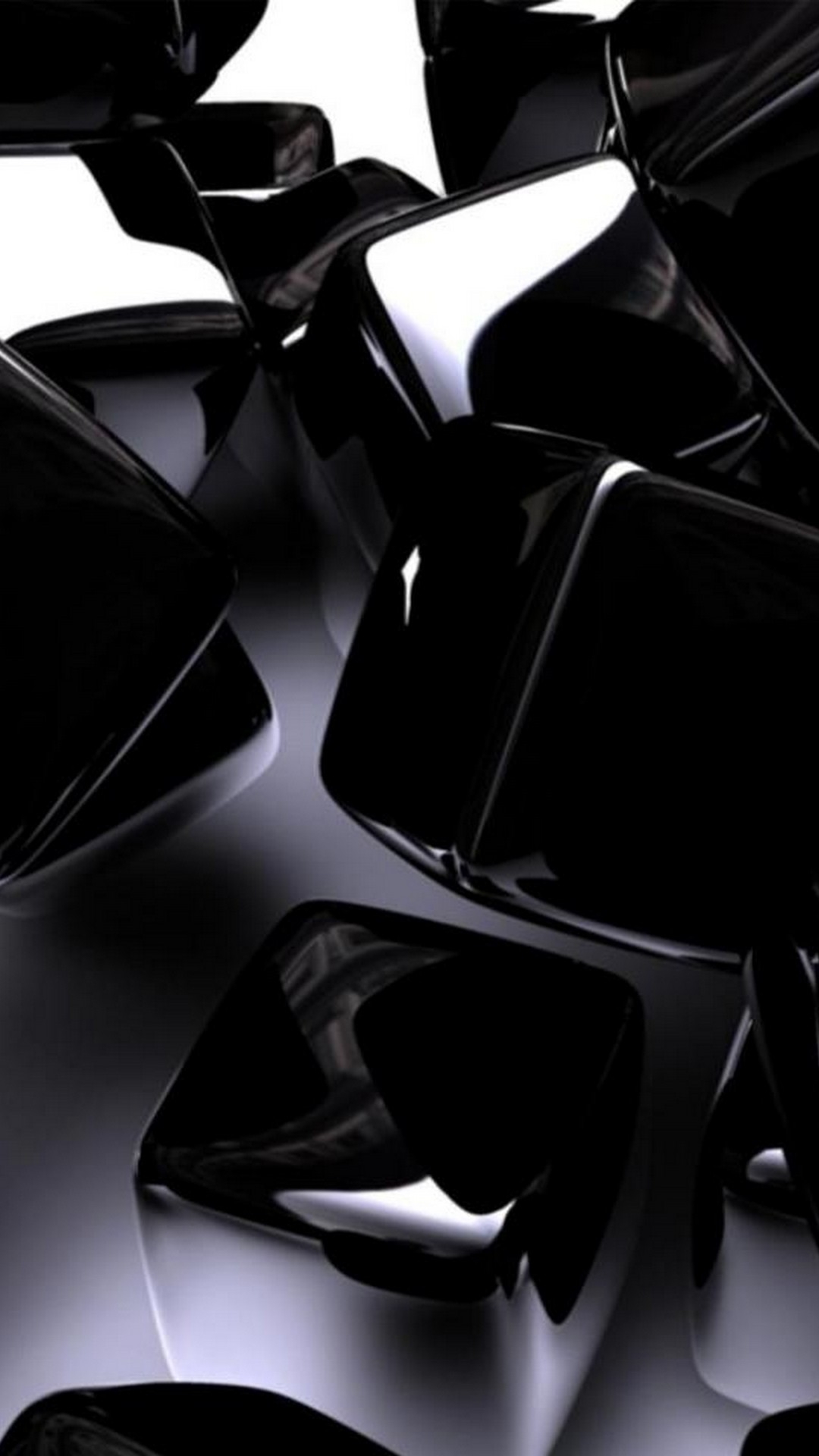 1080x1920 3D Black Box iPhone Wallpaper 3D iPhone Wallpaper, Phone