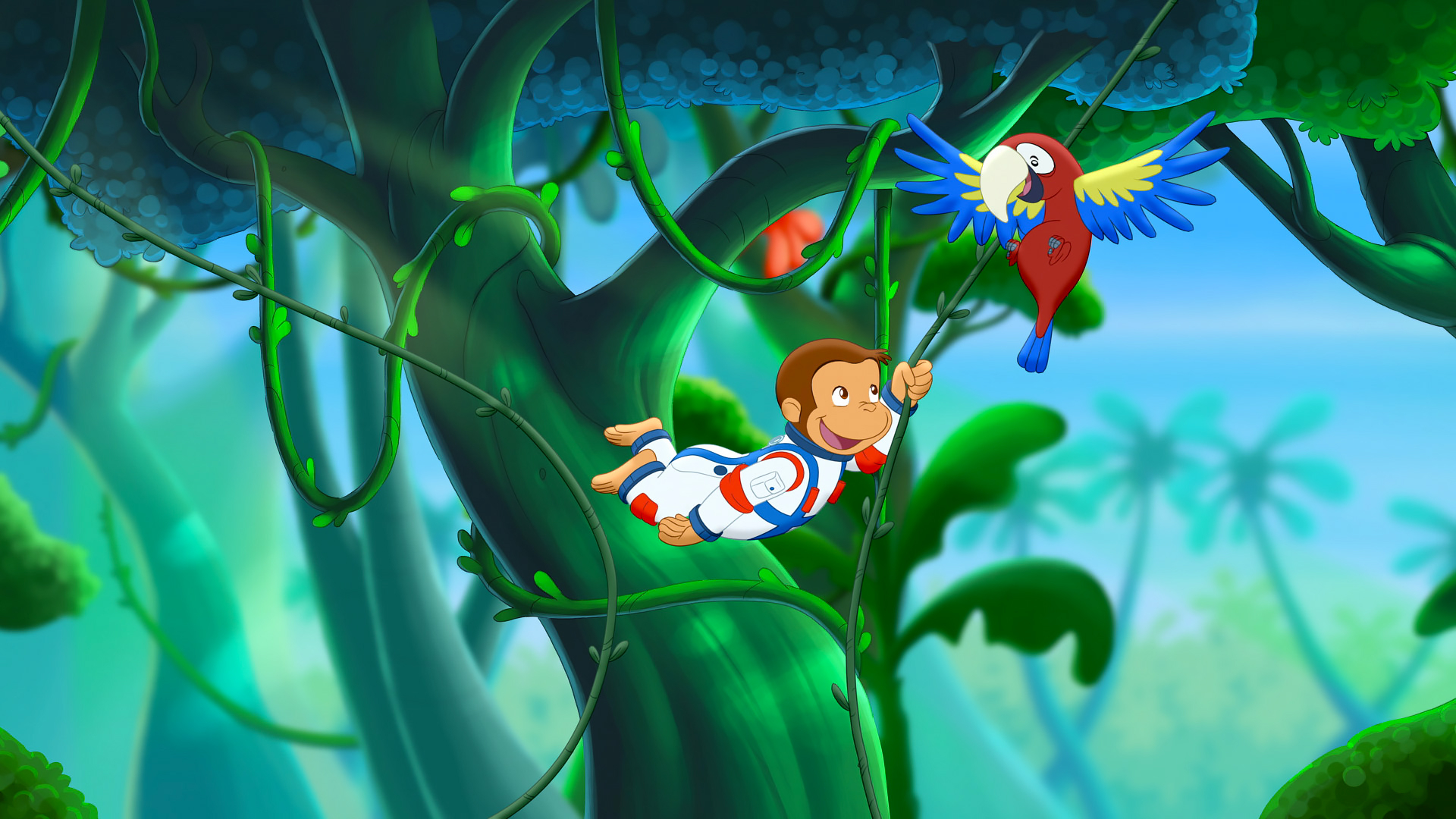 1920x1080 Curious George 3: Back To The Jungle, Desktop