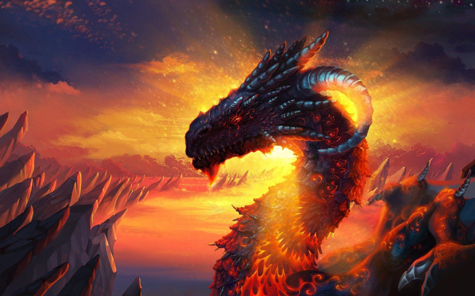 1920x1200 Red Dragons Wallpaper, Desktop