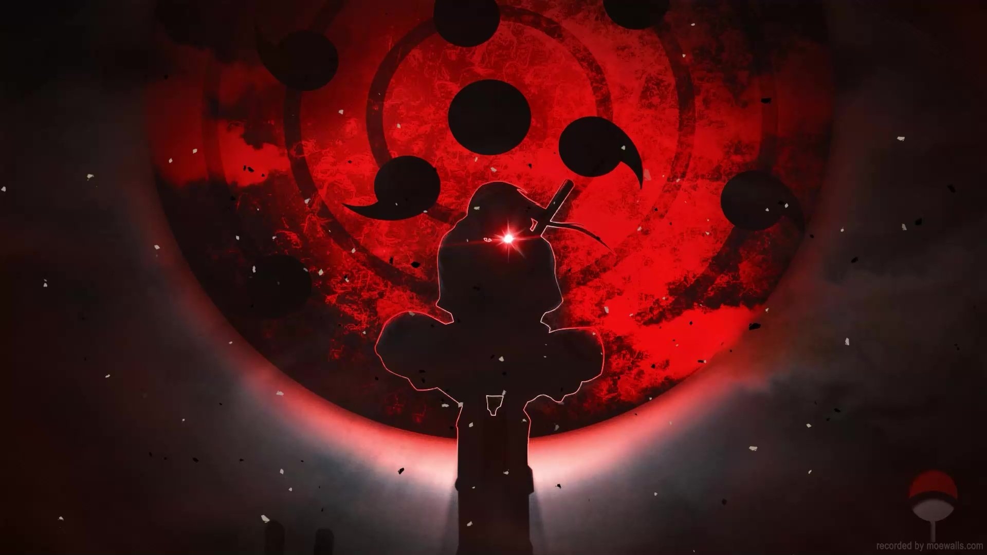 1920x1080 Itachi Tsukuyomi Blood Moon Live Wallpaper, Desktop