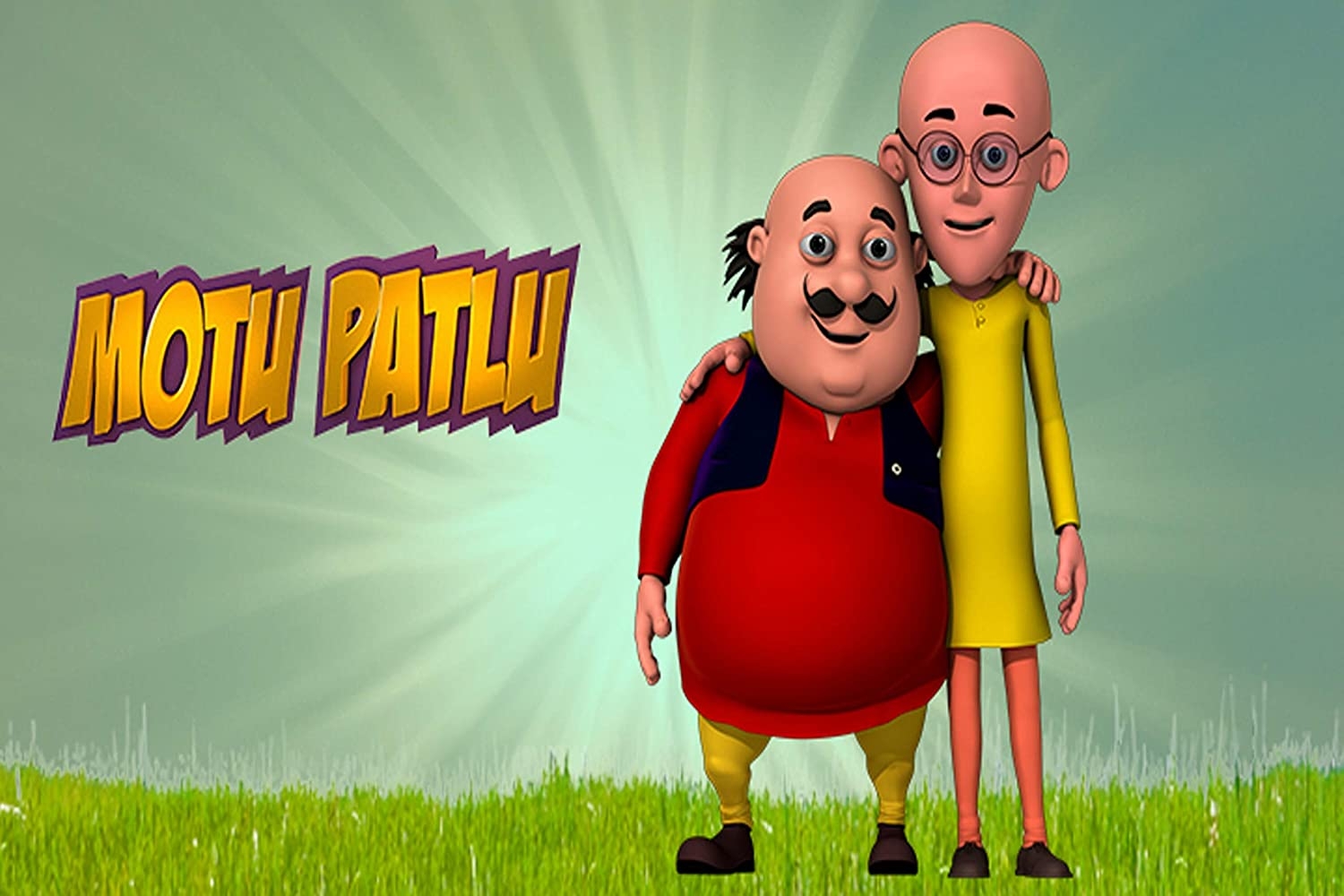 1500x1000 Yellow Alley Motu Patlu Cartoon Series High Resolution Poster (300 GSM Paper, Multicolour), Amazon.in, Desktop