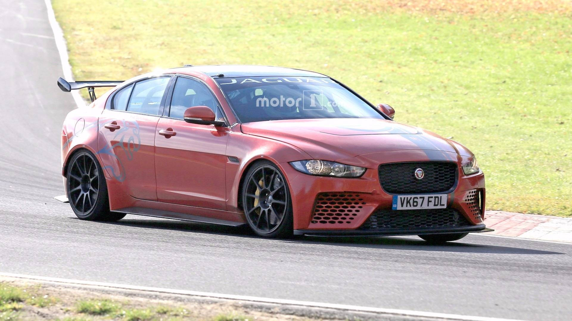 1920x1080 Jaguar XE SV Project 8 Seen In Action Attacking The Nürburgring, Desktop