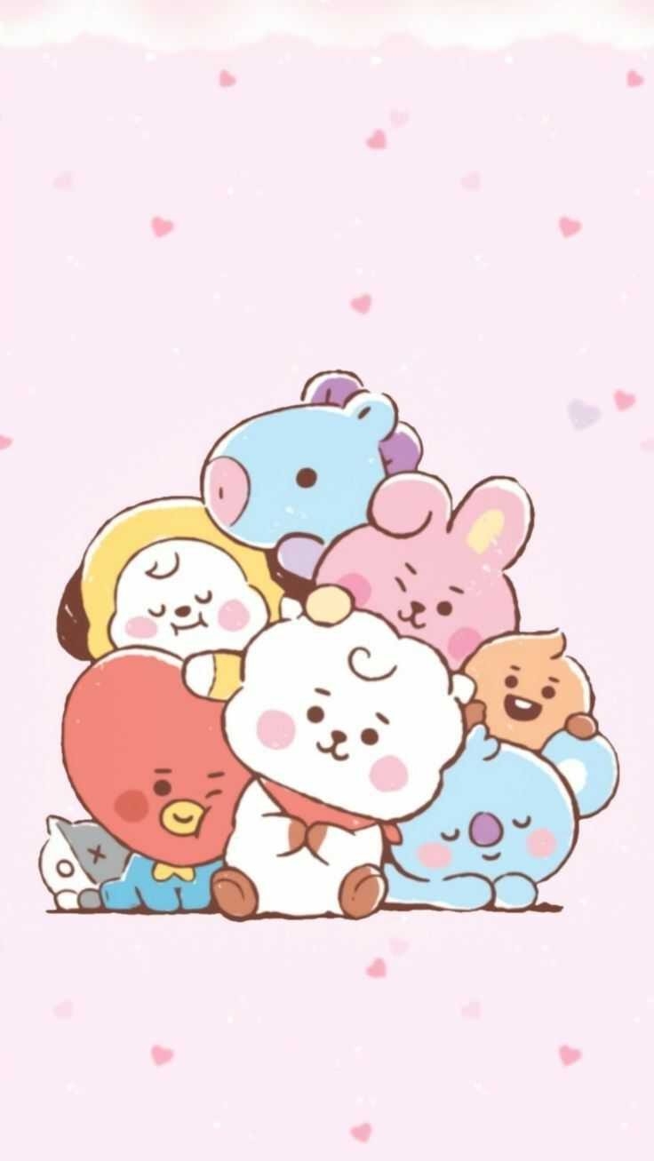 740x1310 Bt21 Wallpaper, Phone