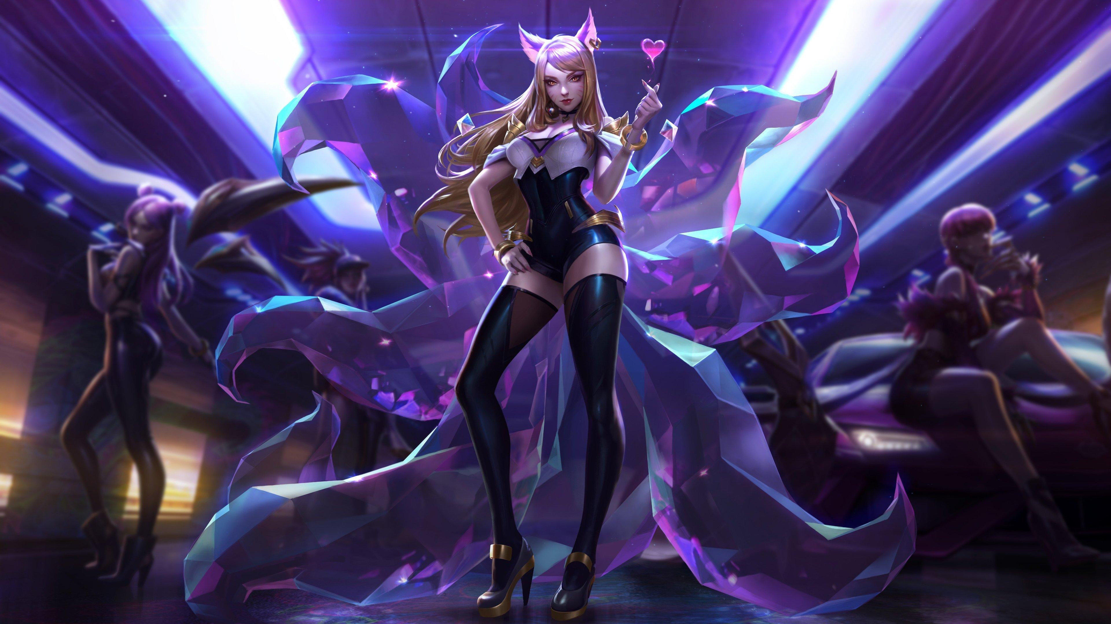 3840x2160 Ahri League of Legends 4k Wallpaper. HD Wallpaper Mafia, Desktop