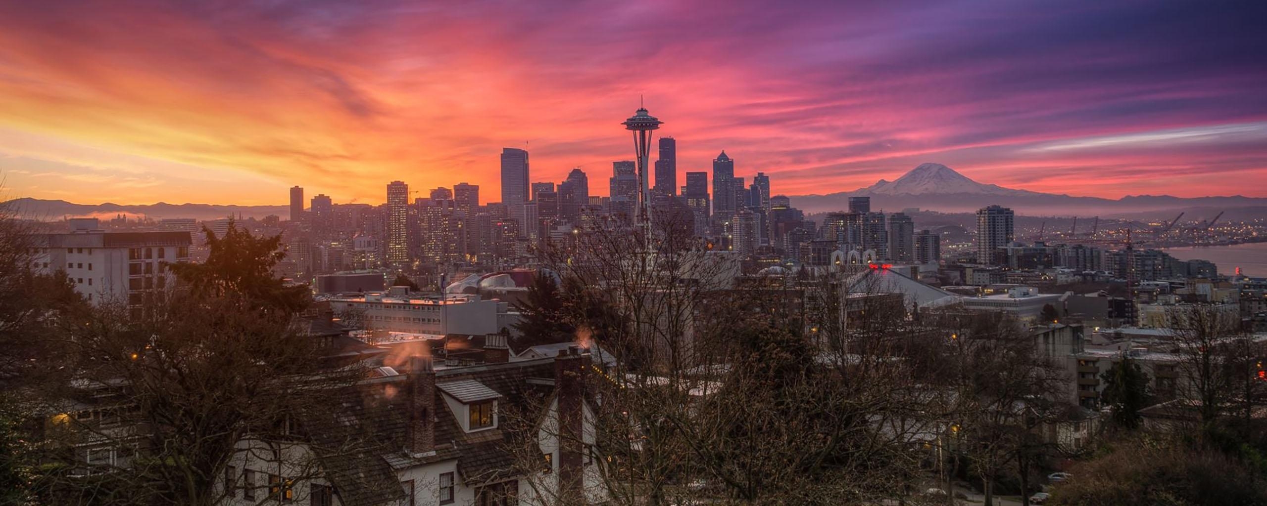 2560x1030 Seattle Wallpaper and Background Imagex1024, Dual Screen