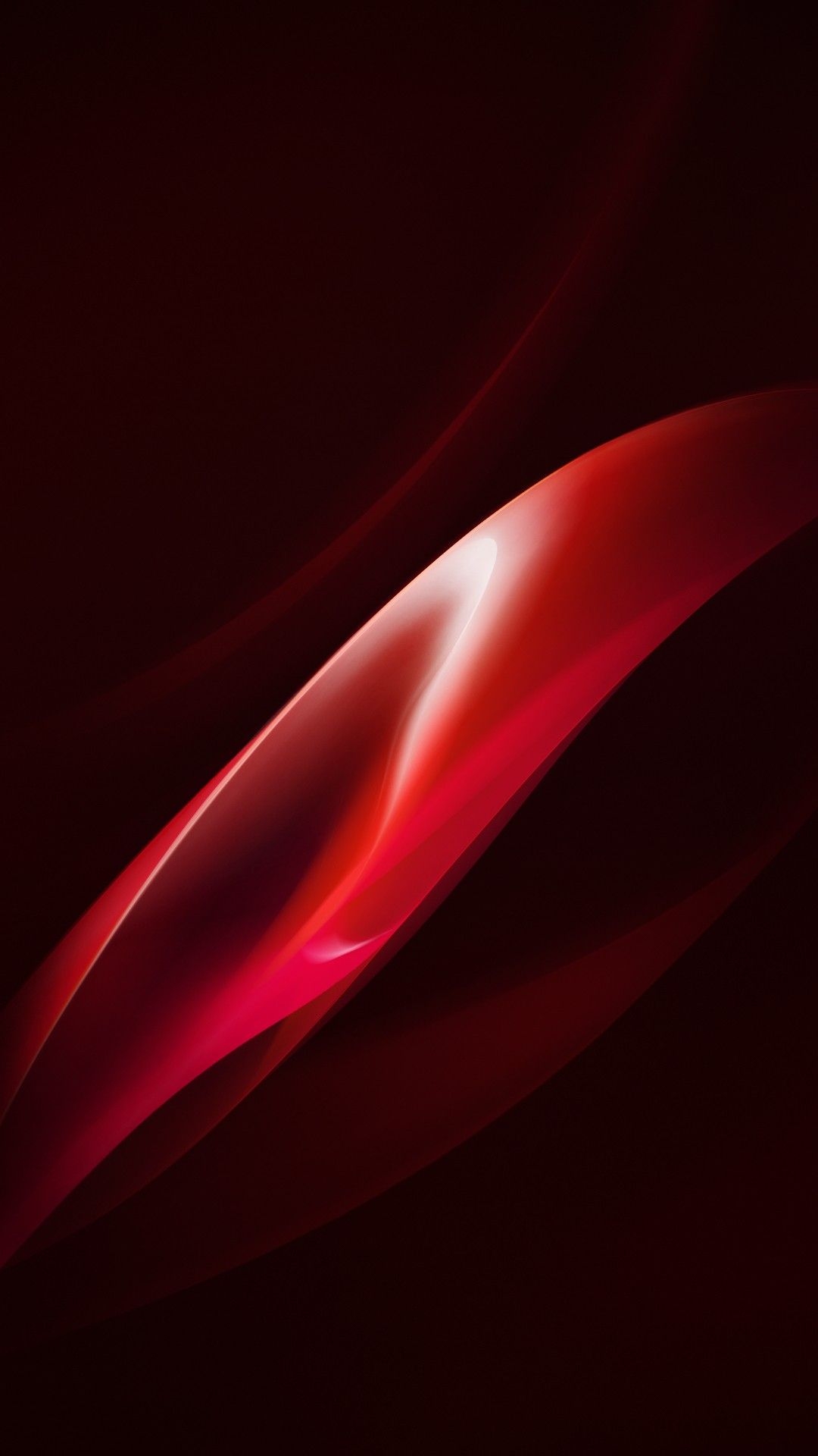 1080x1920 Red Ribbon Oppo R15 Stock Wallpaper, Phone