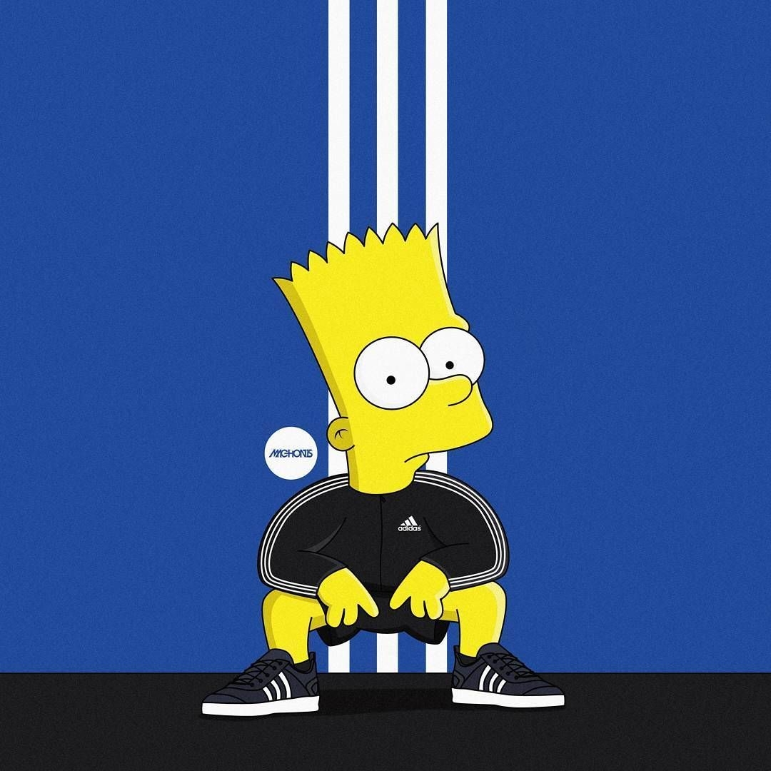 1080x1080 Supreme Bart Wallpaper, Phone