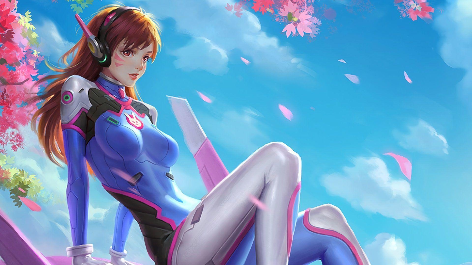 1920x1080 Hd Overwatch Wallpaper Inspirational Overwatch Dva Game Girl Beauty, Desktop