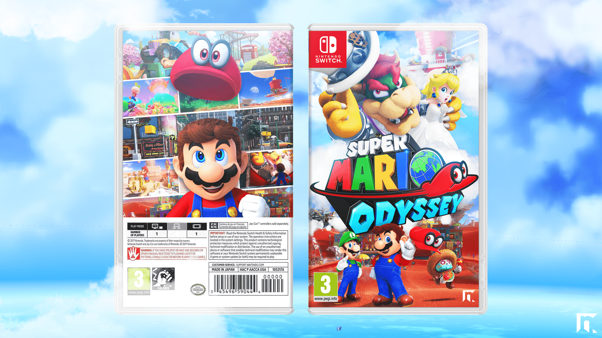 1920x1080 Super Mario Odyssey Misc Box Art Cover, Desktop