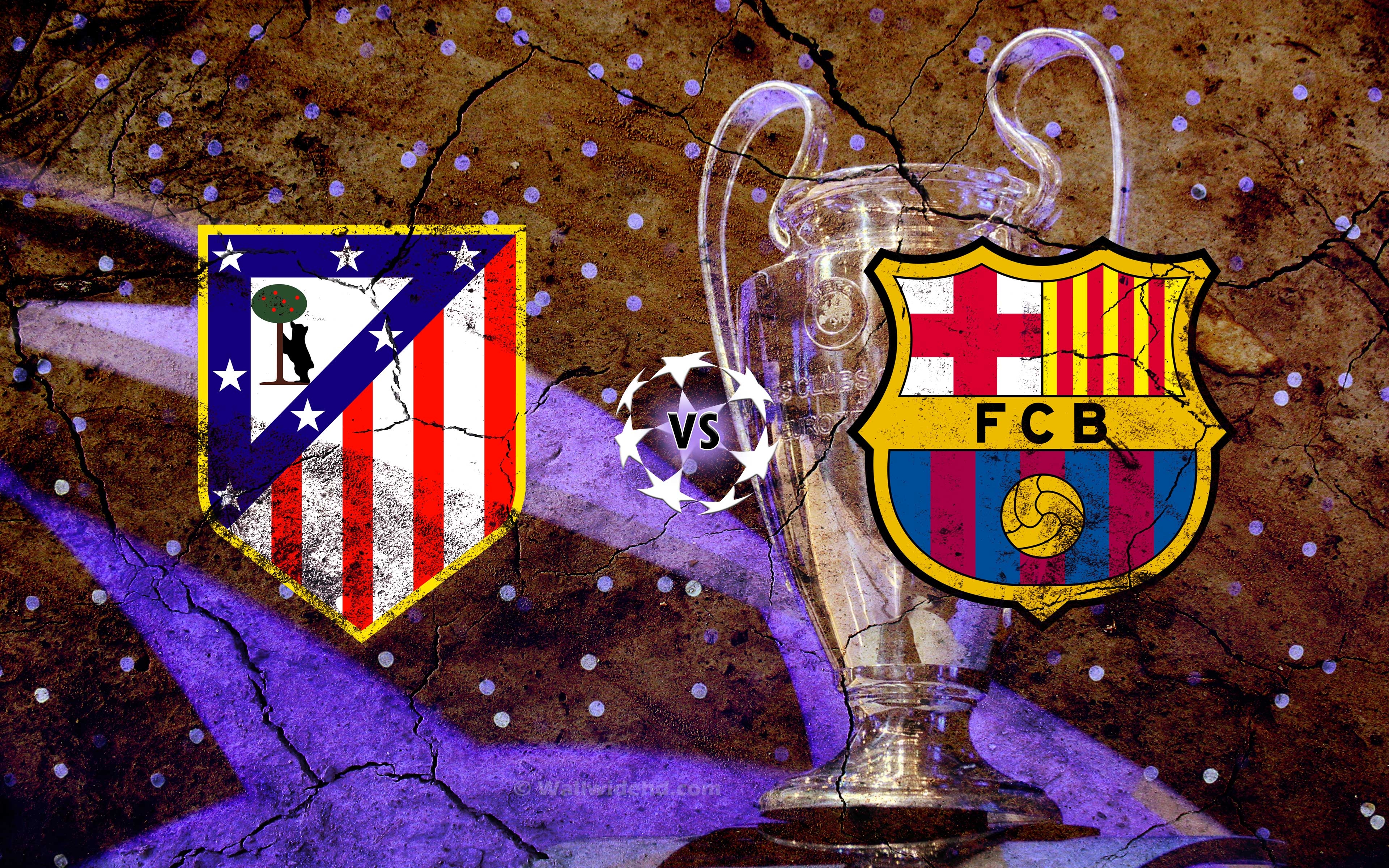 3840x2400 Club Atletico de Madrid vs FC Barcelona 2014 UCL Wallpaper, Desktop