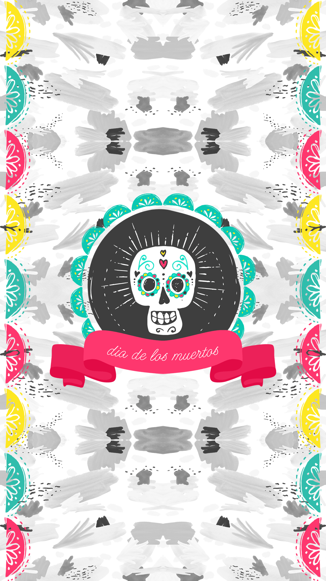 1080x1920 Wallpaper Dia De Los Muertos IPhone 6 New, Phone