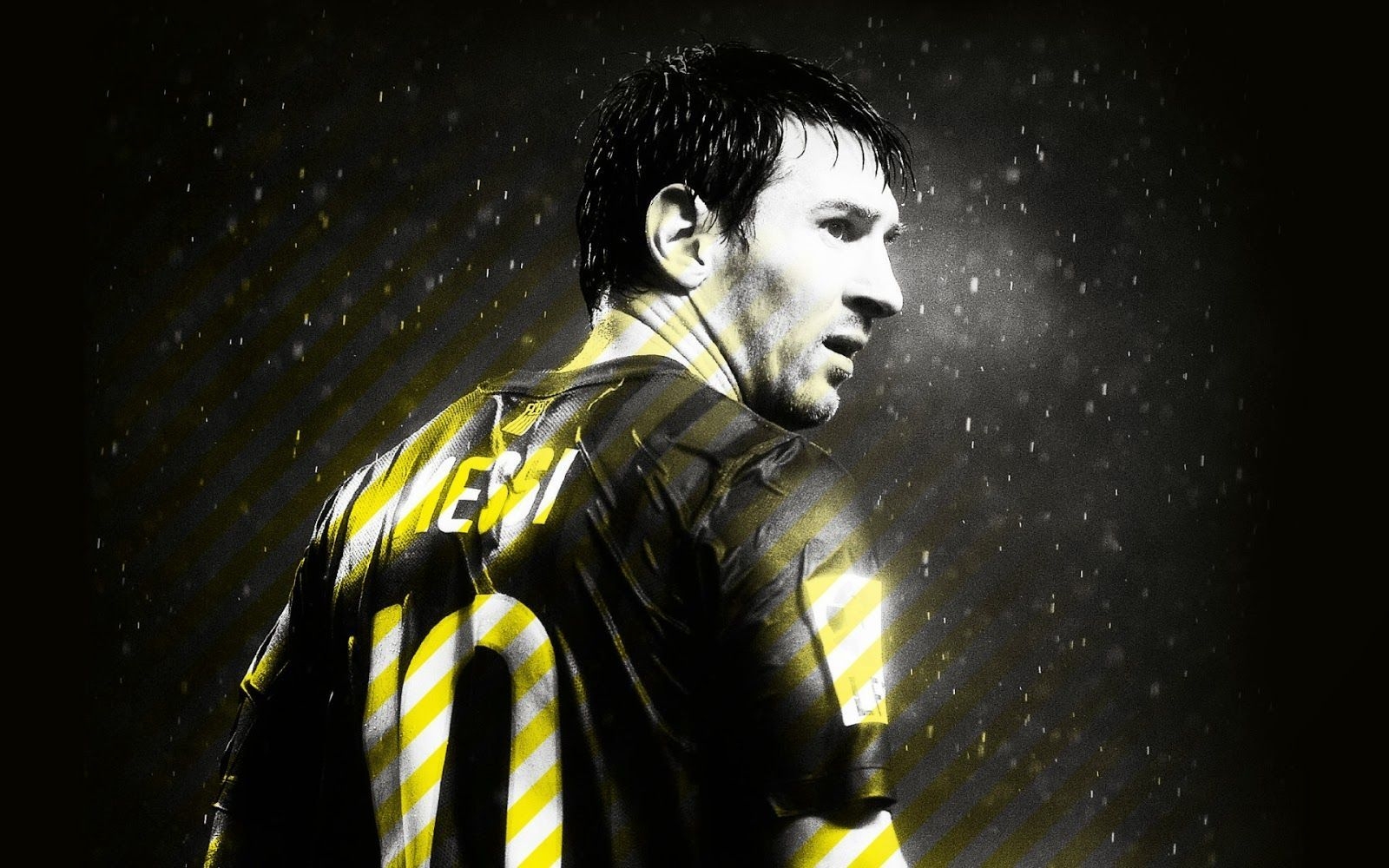 1600x1000 messi portrait dark. Lionel Messi White Black Wallpaper. Lionel, Desktop