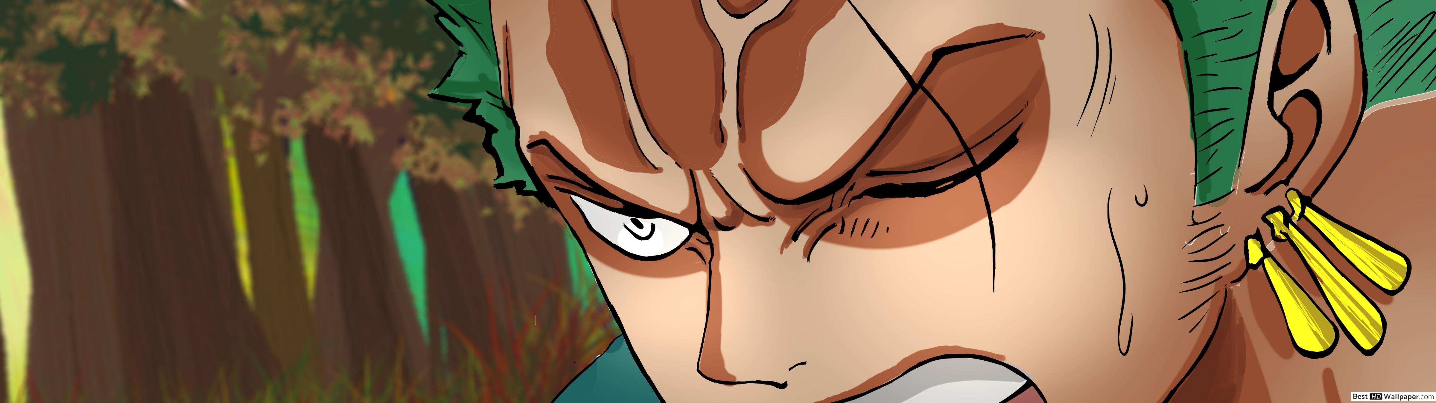 4800x1350 Roronoa Zoro, Dual Screen