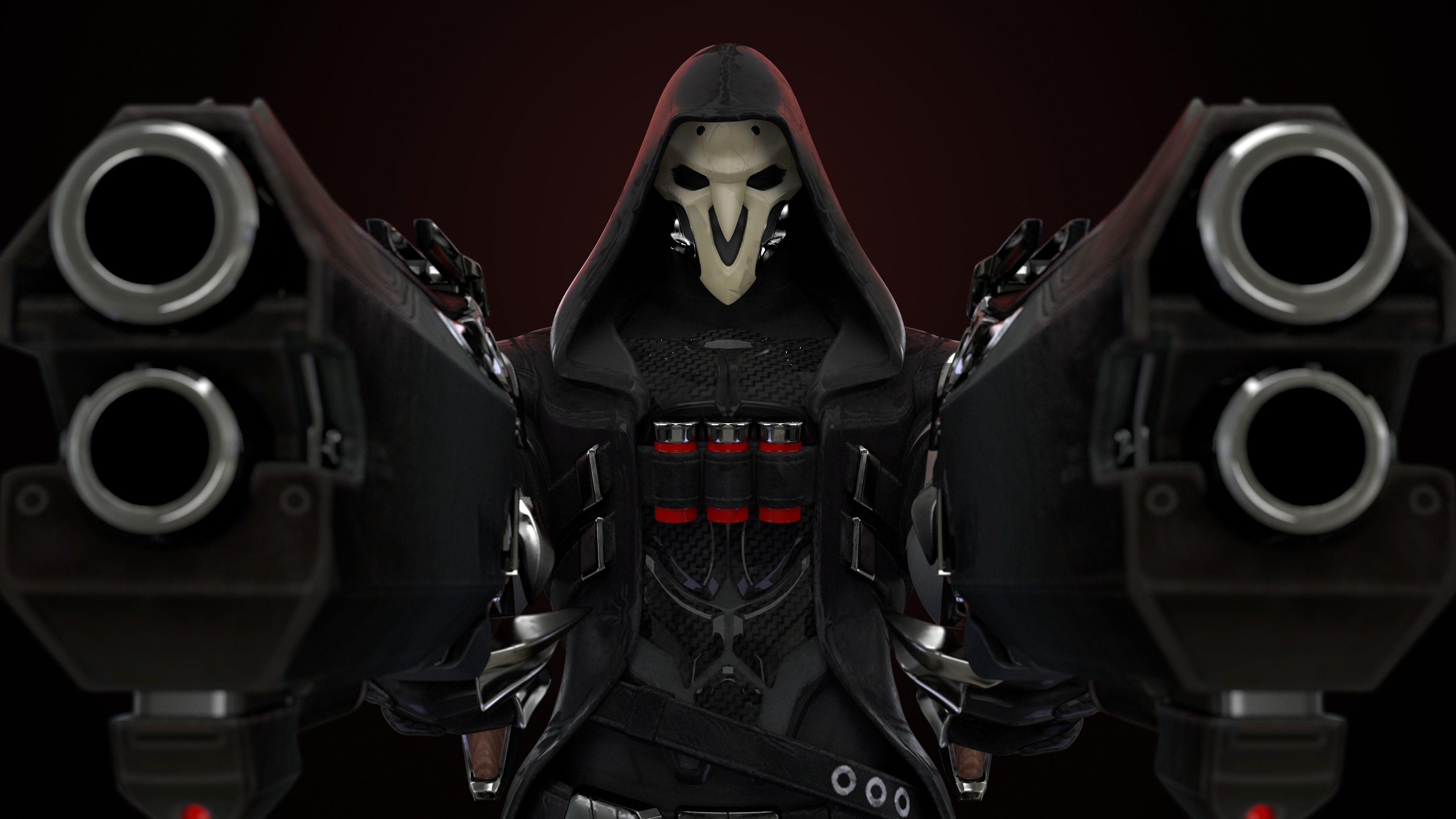 3840x2160 3D Overwatch Reaper Wallpaper RenderD & Programming: Cameron Leger, Desktop