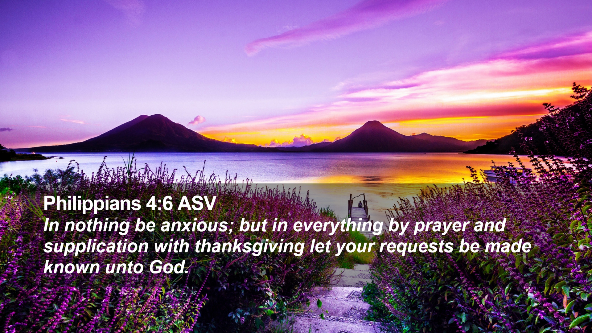 1920x1080 Philippians 4:6 ASV Desktop Wallpaper nothing be anxious; but in everything by, Desktop