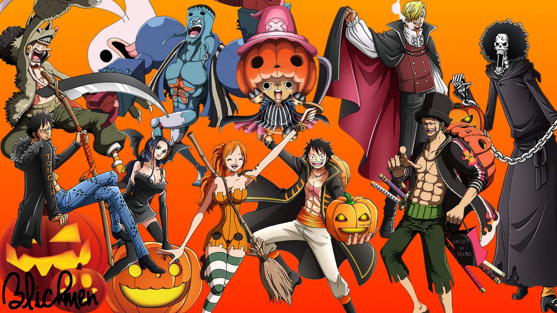 1920x1080 JOYEUX HALLOWEEN !. One Piece [FR] Amino, Desktop