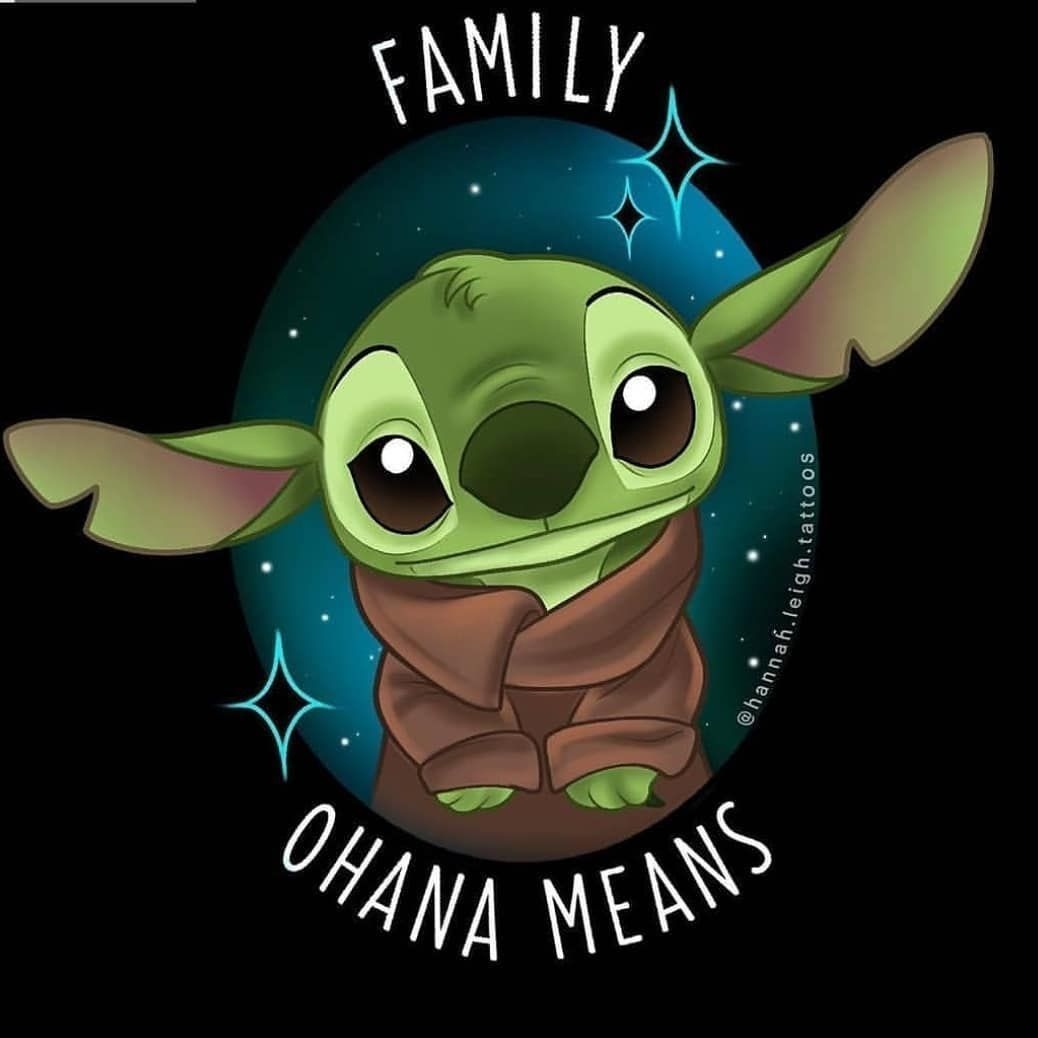 1040x1040 Yoda stitch. Yoda wallpaper, Cute disney drawings, Yoda drawing, Phone