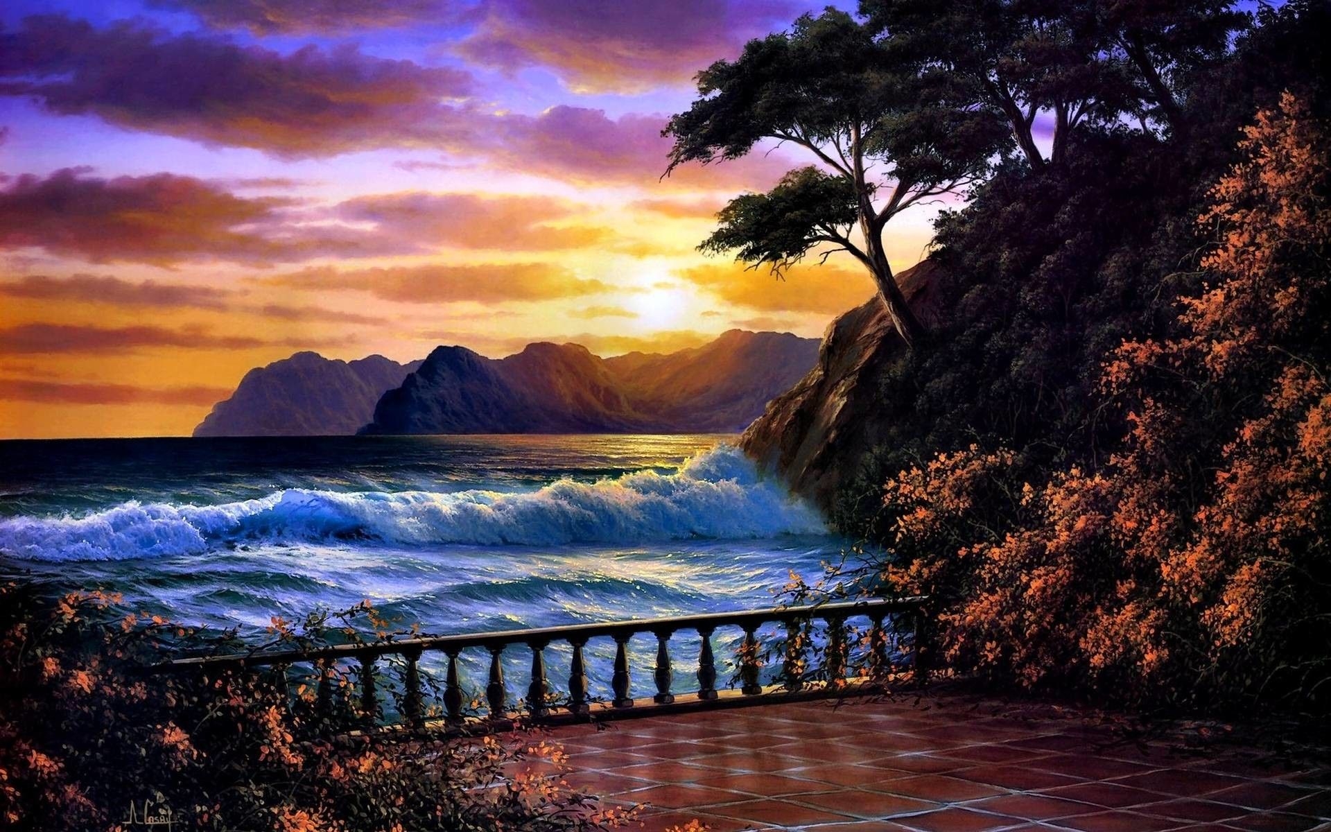 1920x1200 Beautiful Sunset Wallpaper background picture, Desktop