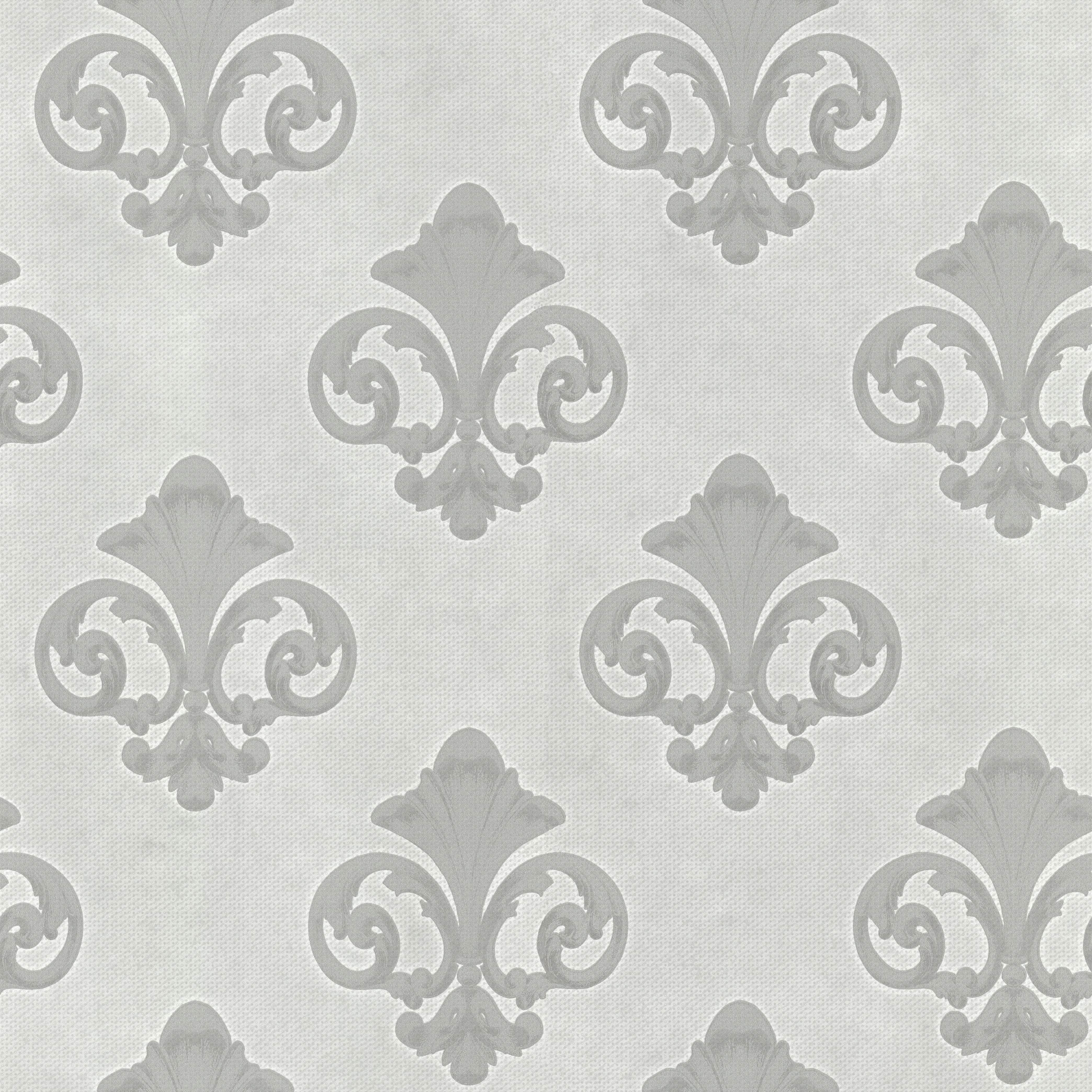 4180x4180 Fleur De Lis Grey, Phone