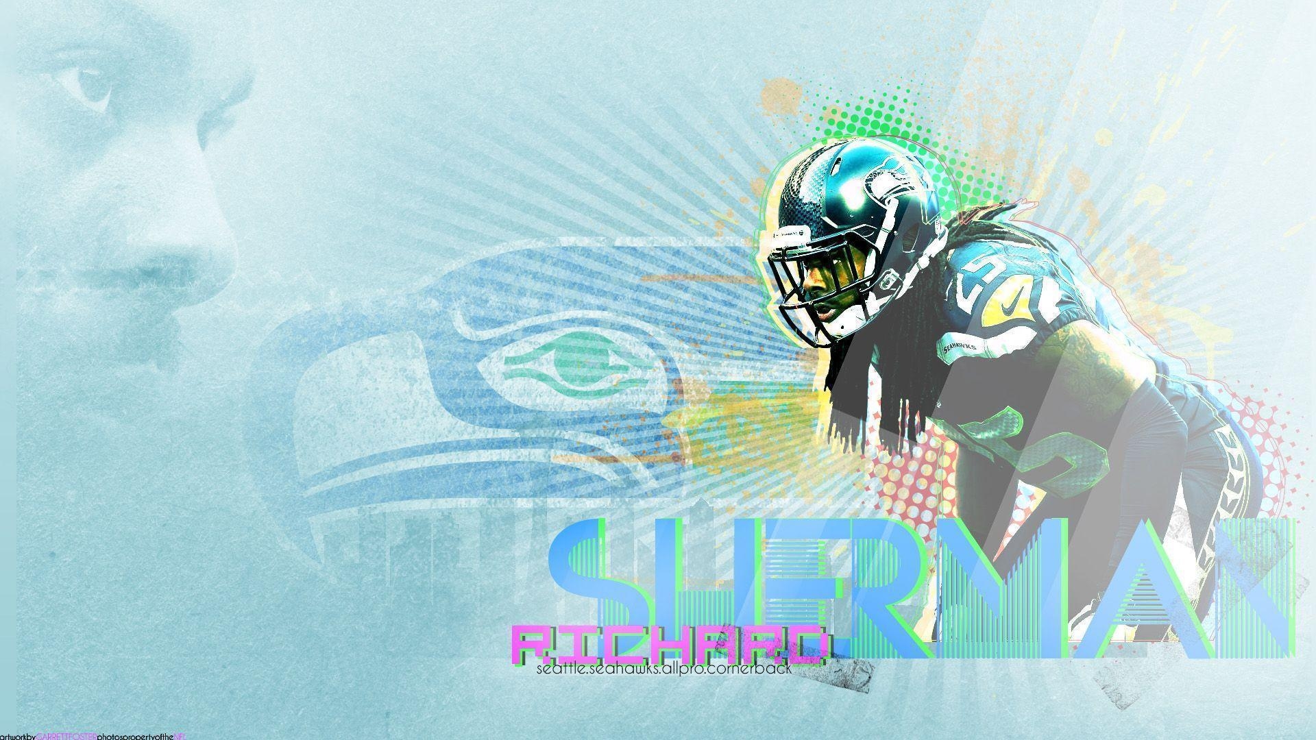 1920x1080 Richard Sherman Wallpaper I just finished, Desktop