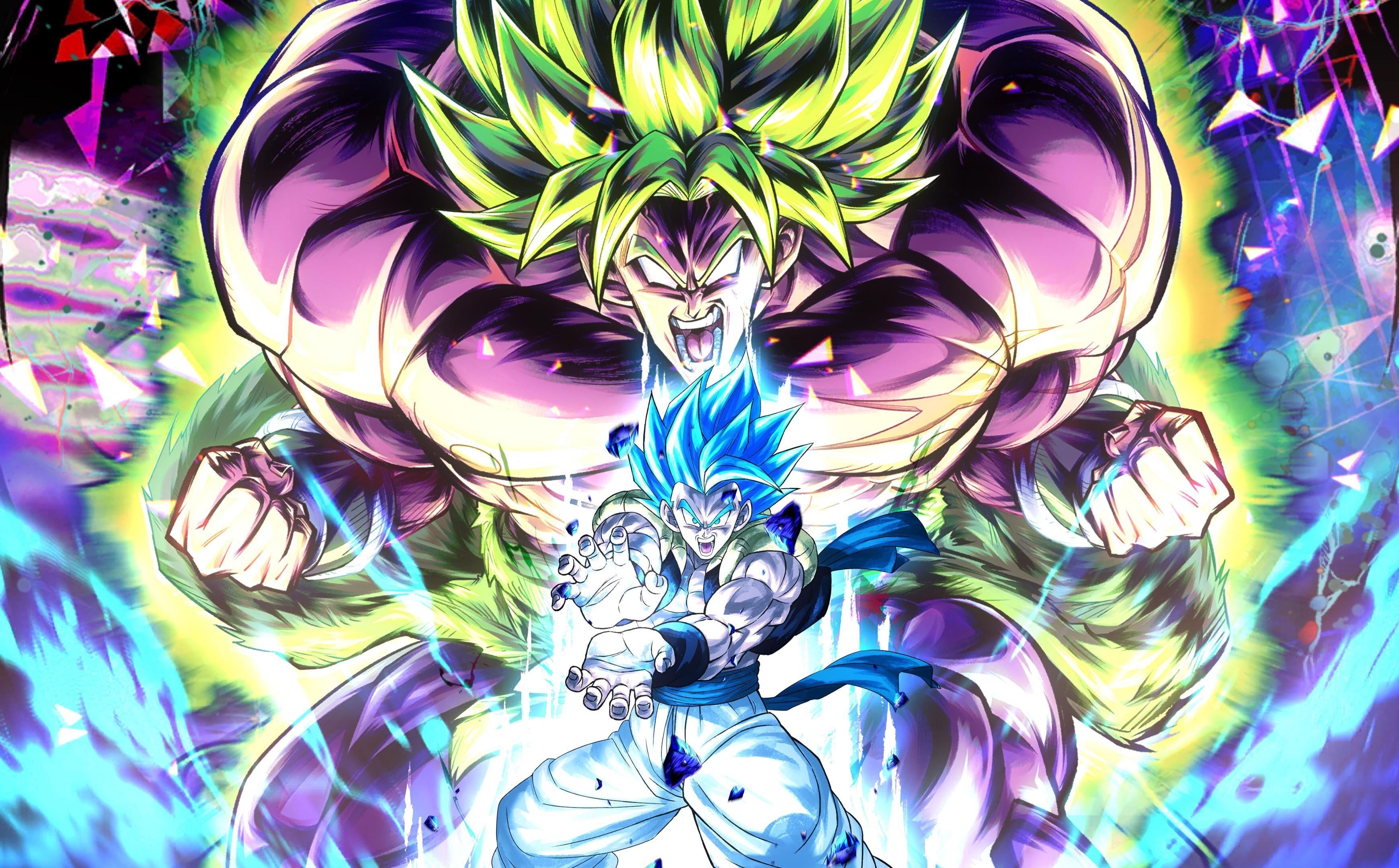 3480x2160 Gogeta and Broly 4K HD Wallpaper, Desktop