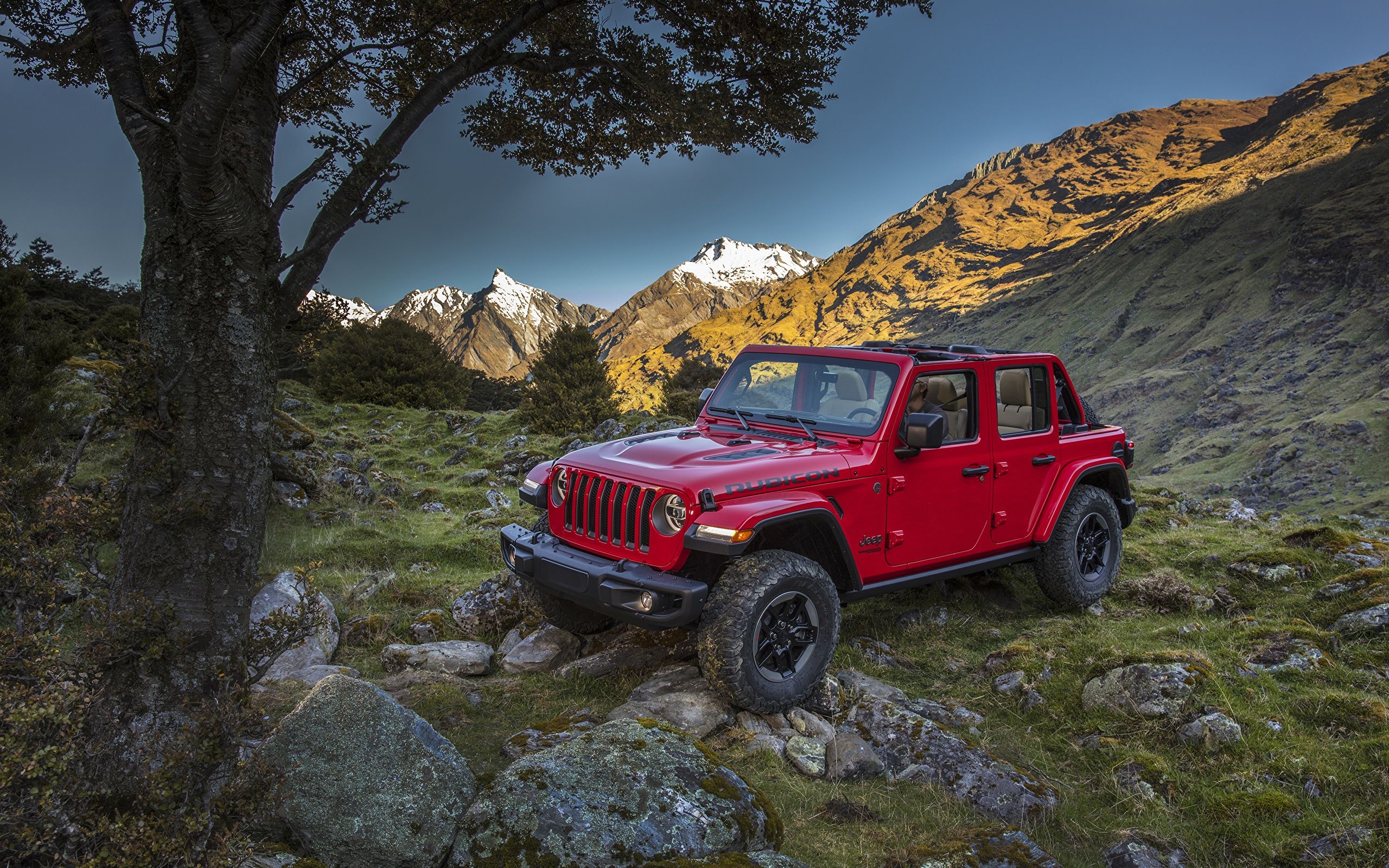 2560x1600 Wallpaper Jeep 2018 Wrangler Unlimited Rubicon Red Cars, Desktop