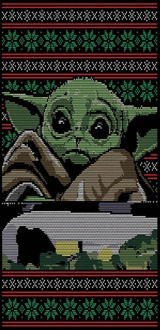 630x1280 Baby yoda xmas wallpaper, Phone