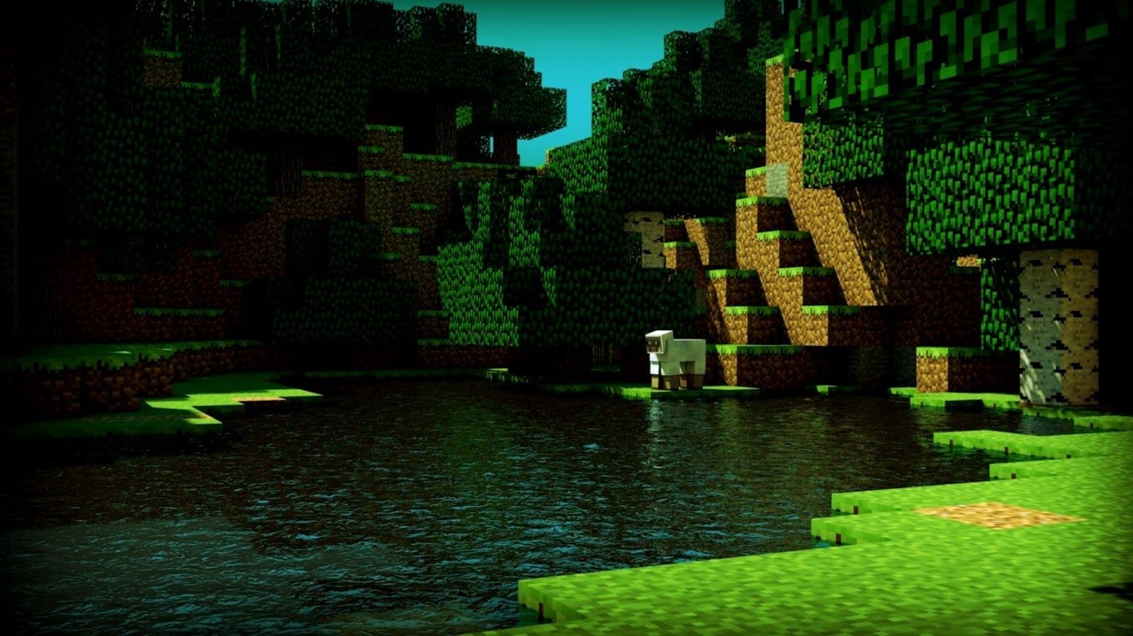 1600x900 3D Minecraft Wallpaper, Desktop